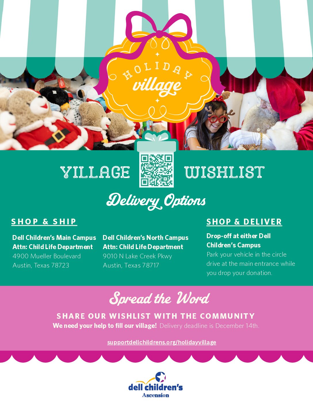 Dell Children's Holiday Village